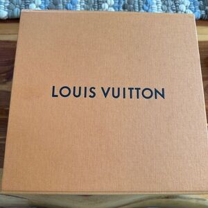 Louis Vuitton Orange Box with Black Logo